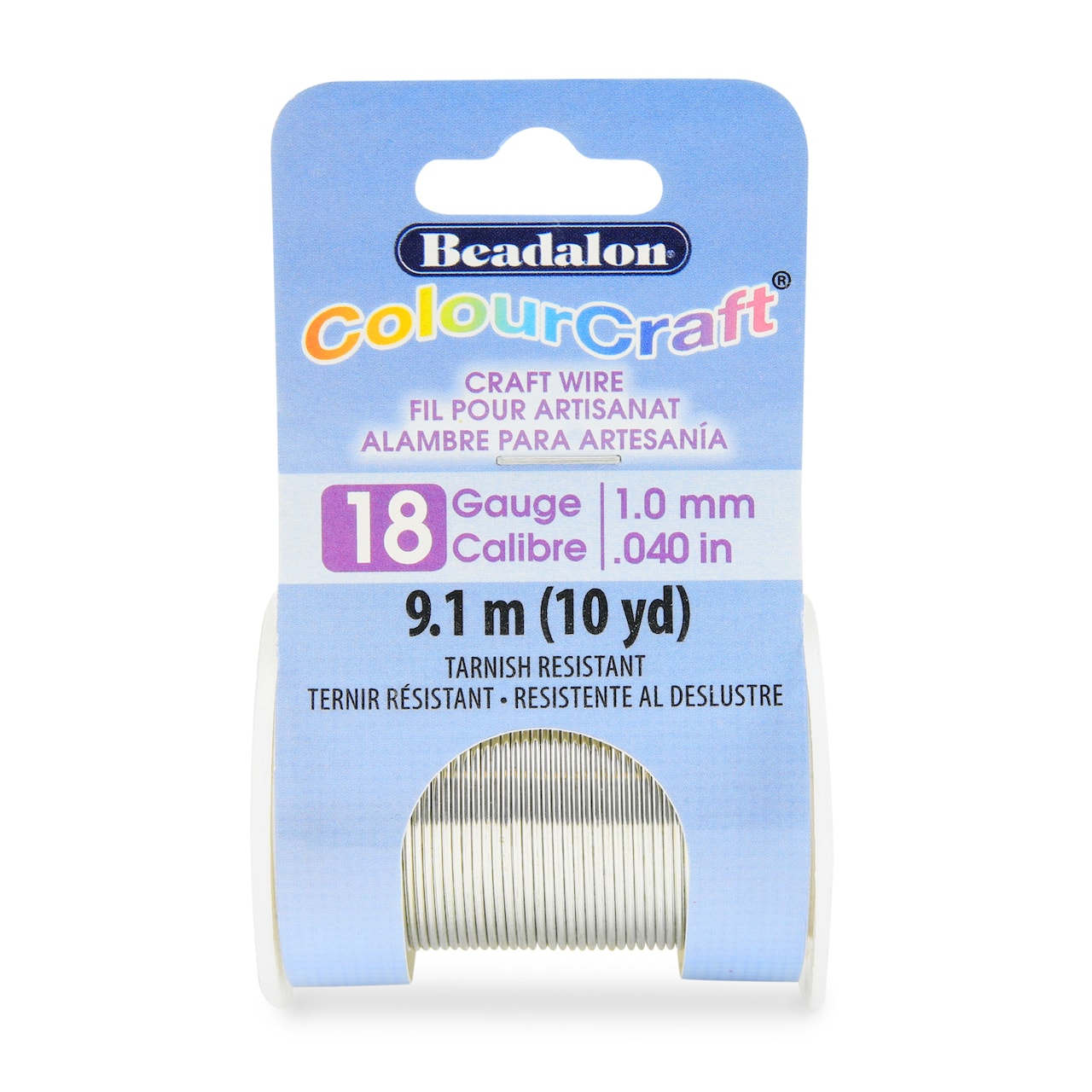 Beadalon® ColourCraft® 18 Gauge Silver Color Wire
